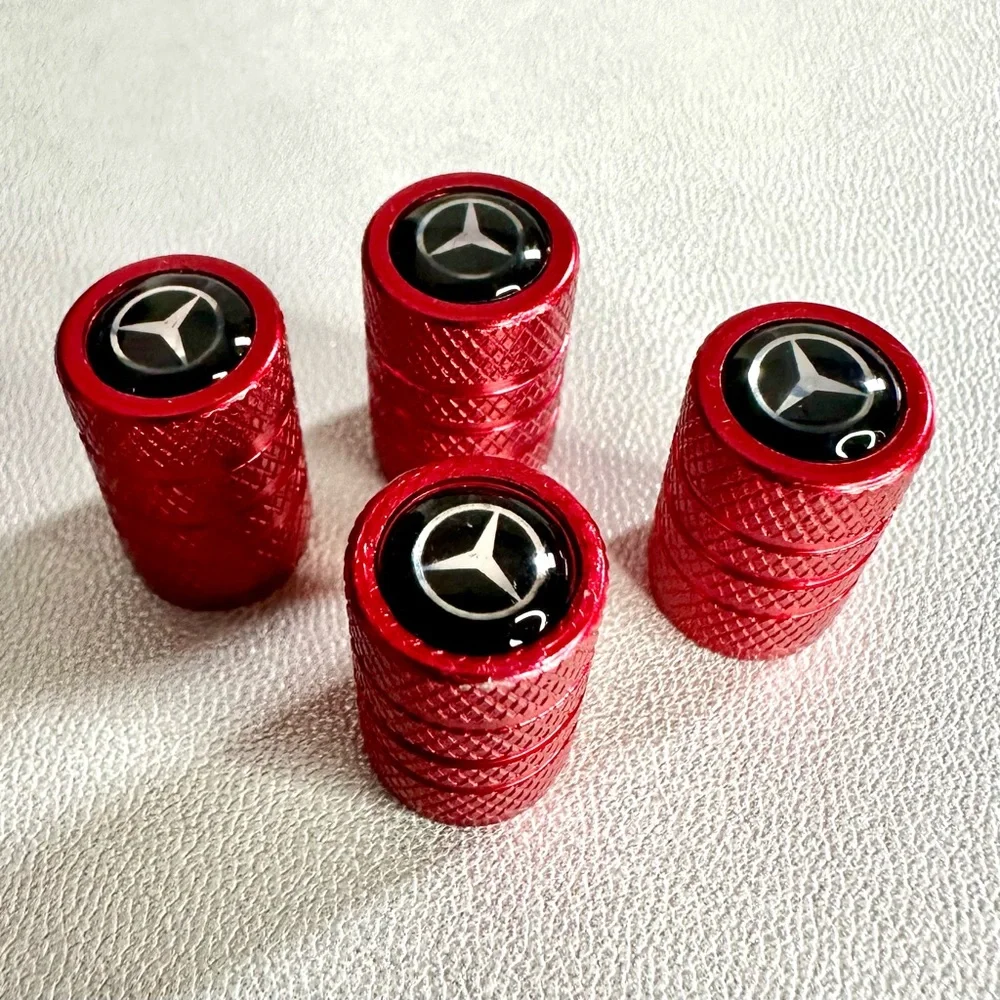 Mercedes Logo Valve Stem Caps - Picture 3 of 3